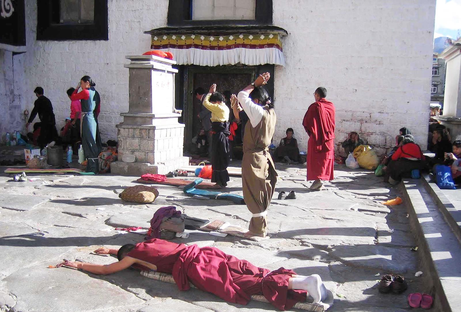 Pilgrims at Jokhang Temple